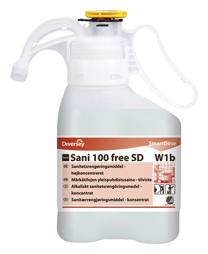 Sanitetsrengøringsmiddel, Sani 100 Free
