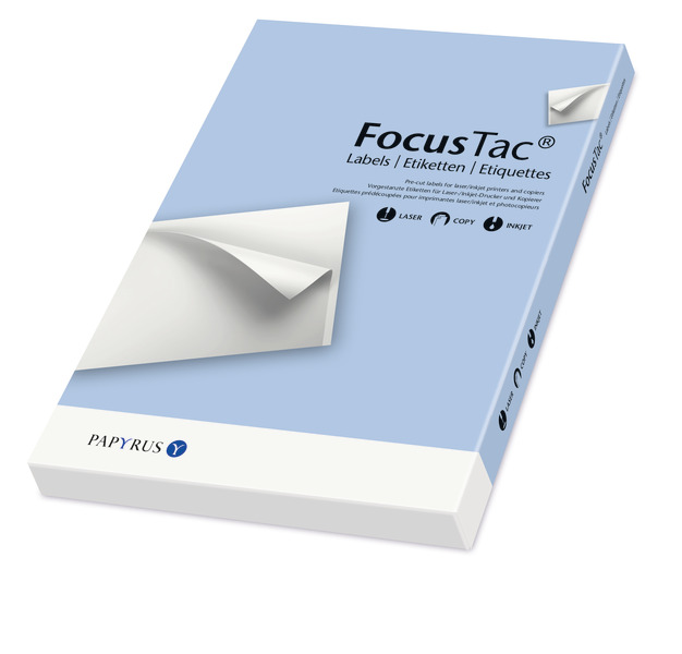 FocusTac® Labels:  Laser, Copy & Inkjet