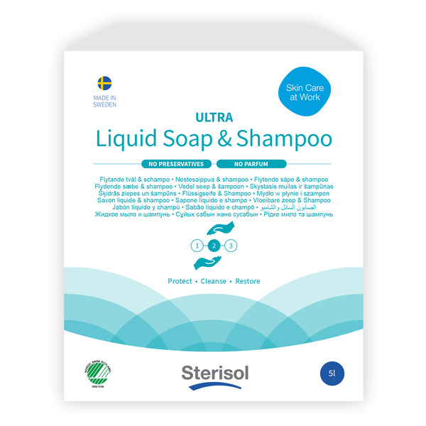 Sterisol flydende sæbe/shampoo ultramild