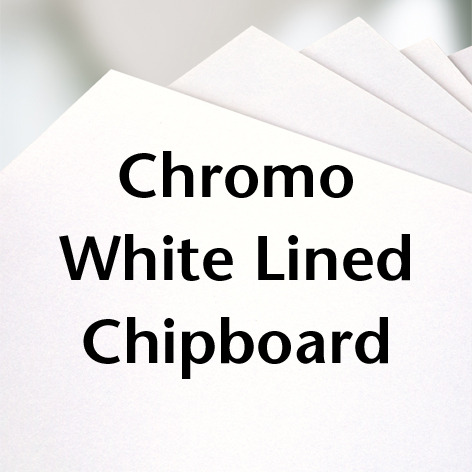 Chromo White Lined Chipboard